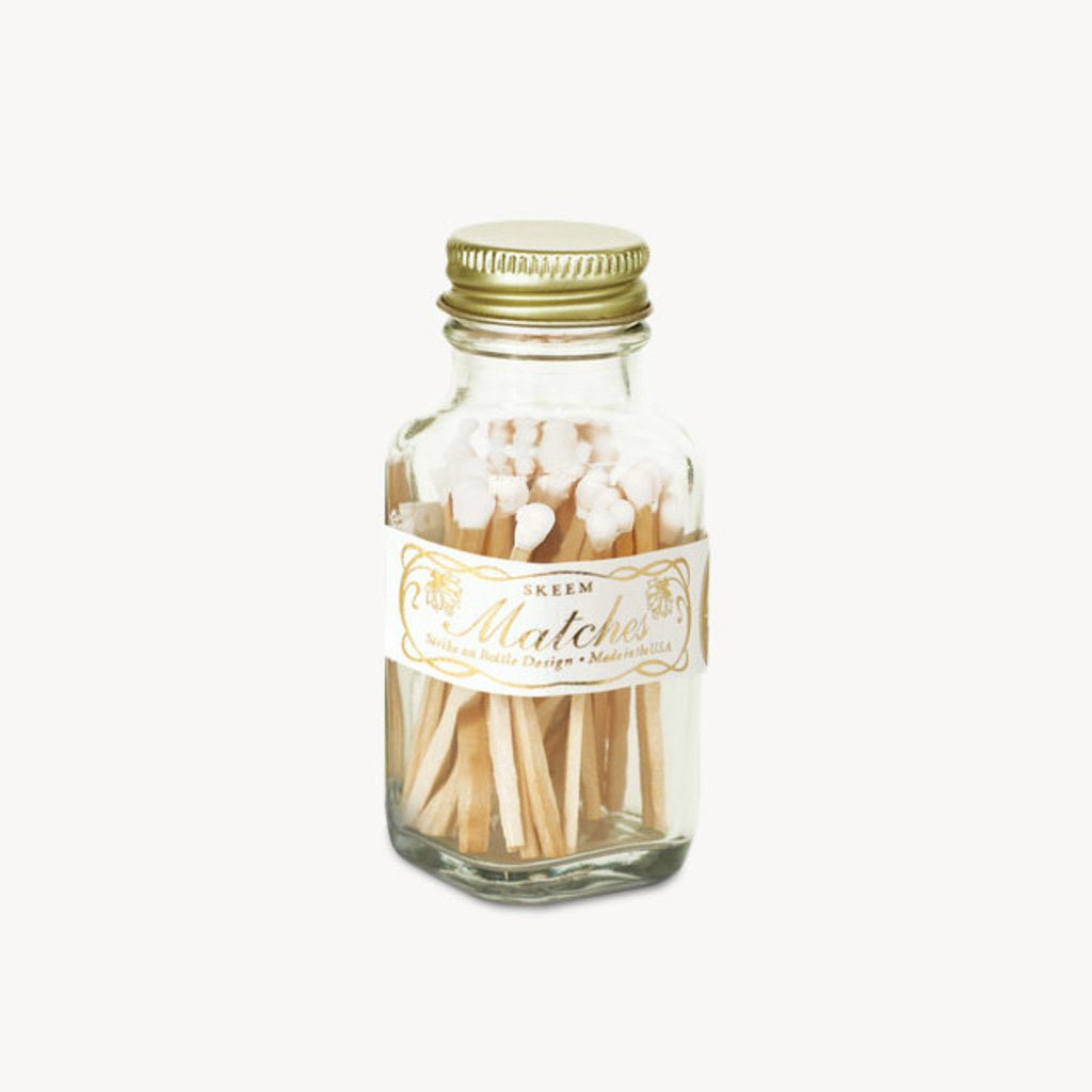Vintage White Match Bottle Mini - Giftsmith