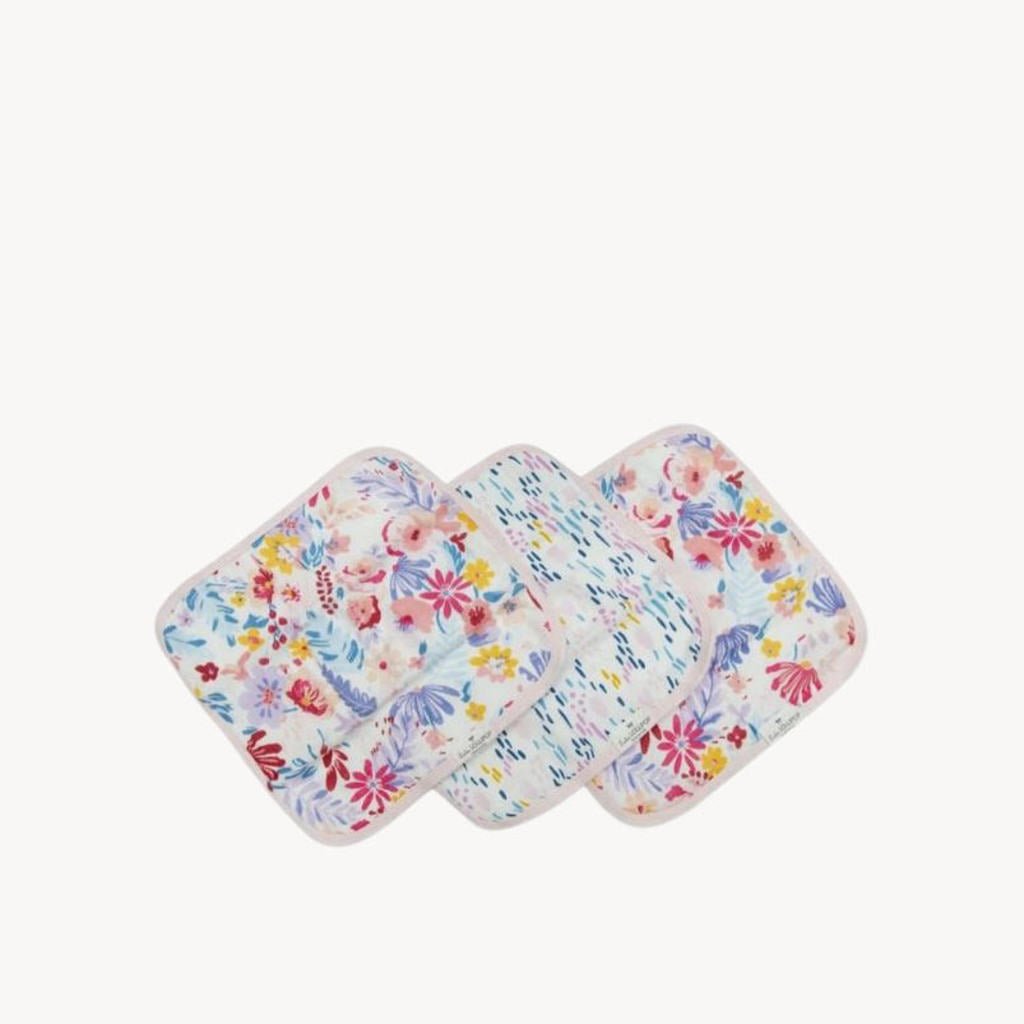 Washcloths Light Field Flowers Set of 3 - Giftsmith