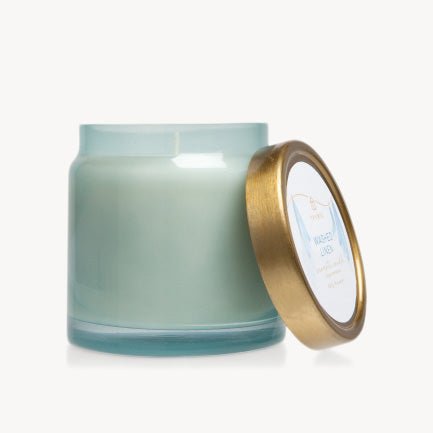 Washed Linen Jar Candle - Giftsmith