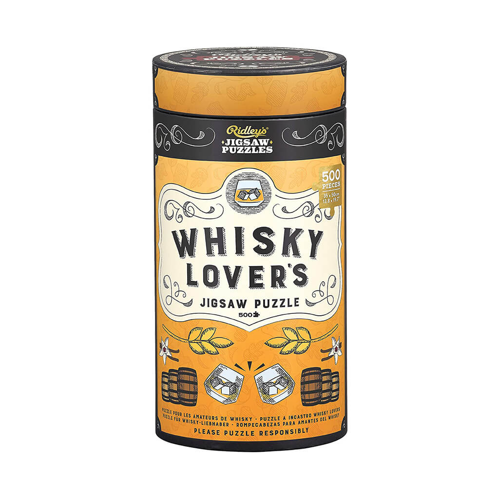 Whisky Lover's 500 Piece Jigsaw Puzzle - Giftsmith