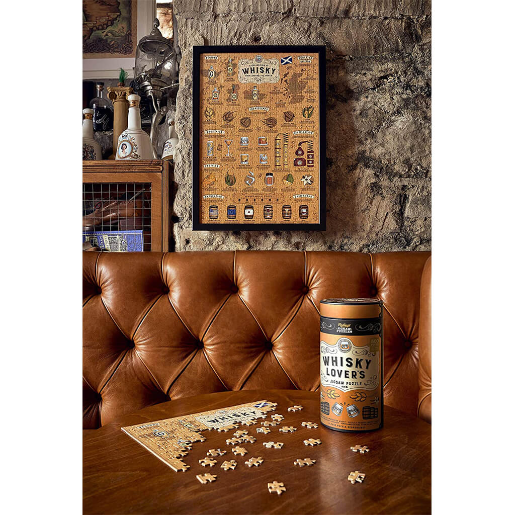 Whisky Lover's 500 Piece Jigsaw Puzzle - Giftsmith