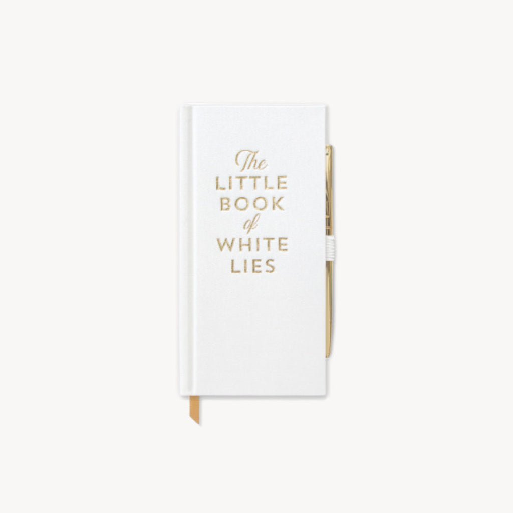"White Lies" Journal with Pen - Giftsmith