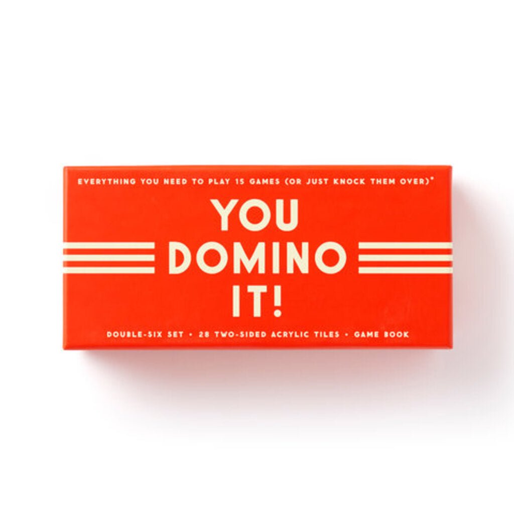 You Domino It! Domino Game Set - Giftsmith